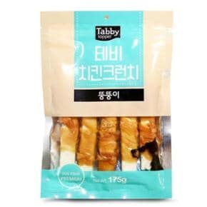 [사계절내] Tabby 테비 크런치175g(치킨 뚱뚱이) 반려동물 강아지 간식 (S13354261)