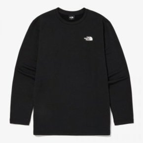 [국내정식매장] 노스페이스 반팔티 티셔츠 The North Face MERINO WOOL L/S R/TEE 8 - BLACK