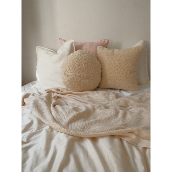 [솜 분리 가능]Eco Fur Cushion_Square