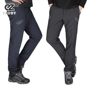 핫워킹 남성 빅사이즈 겨울 기모안감 벨트 등산 바지(SI23LP095M)