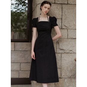 Blooming Halter Neck Dress - Long(3color)