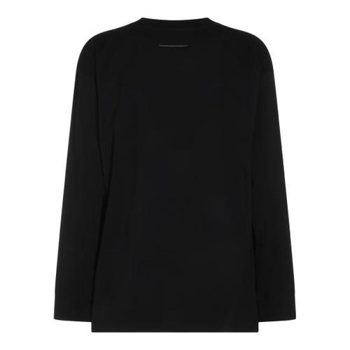 MM6 메종마르지엘라 긴팔 티셔츠 S52GC0370 M20258900 BLACK