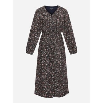 써스데이아일랜드 브이넥 코듀로이 풀오픈 원피스_T258MOP342W