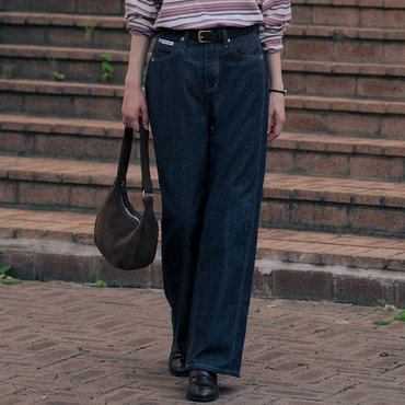 틸아이다이 Non fade wide denim pants TIFA01DP04_Indigo
