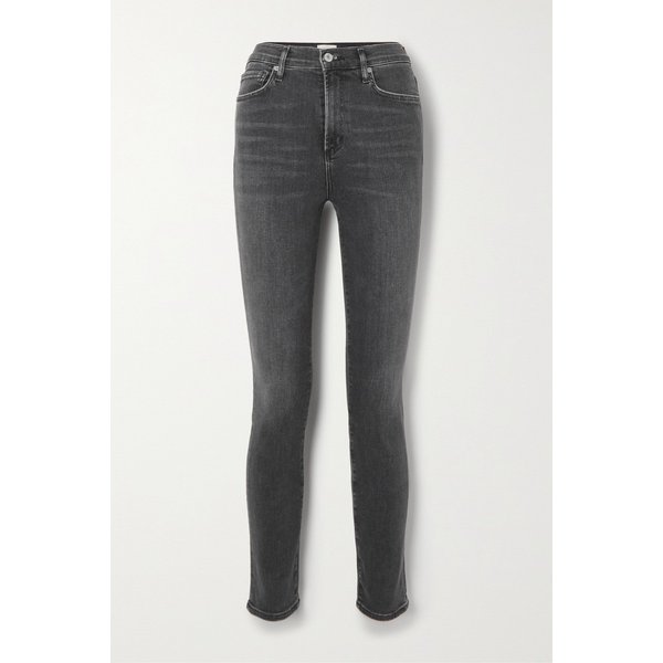 Olivia High-rise Slim-leg Jeans 블랙