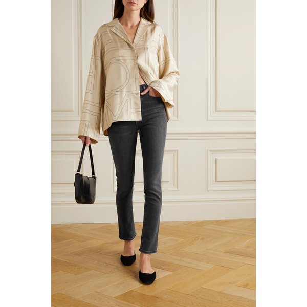 Olivia High-rise Slim-leg Jeans 블랙