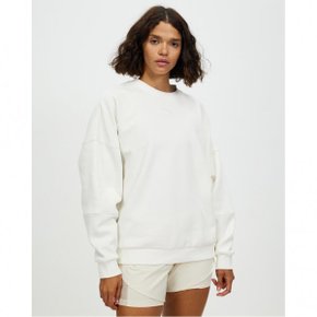 4653570 Reebok Lux Oversized Crew Sweater - Chalk