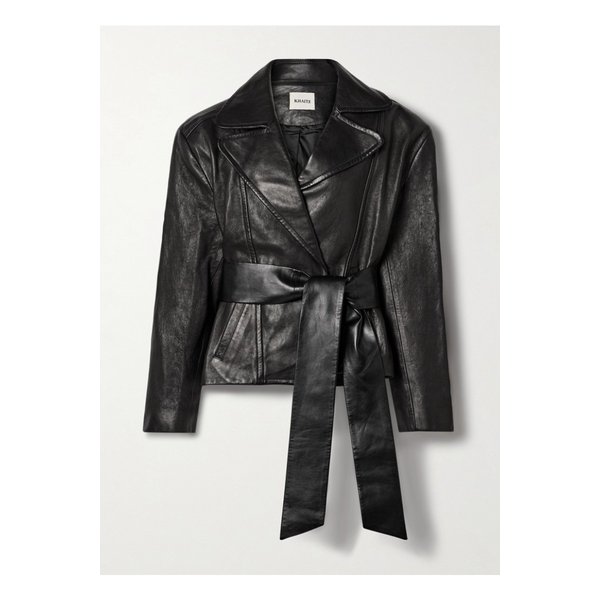 케이트 돌로레스 벨트 가죽 재킷 블랙 1647597343309794