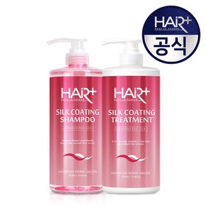 [1&1]헤어플러스 실크 코팅 샴푸 1000ml+트리트먼트 1000ml