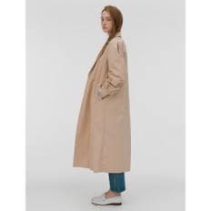 [정상가339,000원] Cotton Volume sleeve long Trench Coat  latte (WE3230T28A)