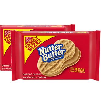  [해외직구] Nutter Butter 나비스코 너터버터 피넛 버터 샌드위치 쿠키 453g 2팩