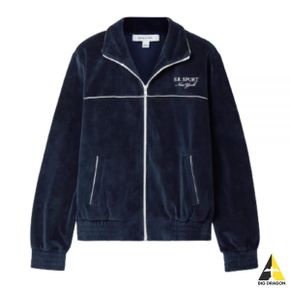 SPORTYRICH SR SPORT VELOUR TRACK JACKET - NAVY (JA751) (스포츠 벨루어 트랙 자켓)