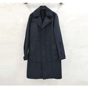 디올 오블리크 자카드 탈착식 카라 롱 코트 113C305A4 530 131661971