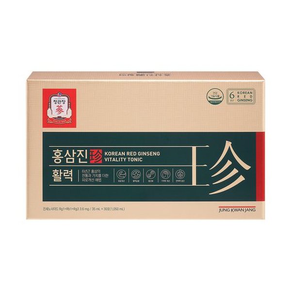 [명절택배]정관장 홍삼진 활력 35ml*30포 [쇼핑백포함]