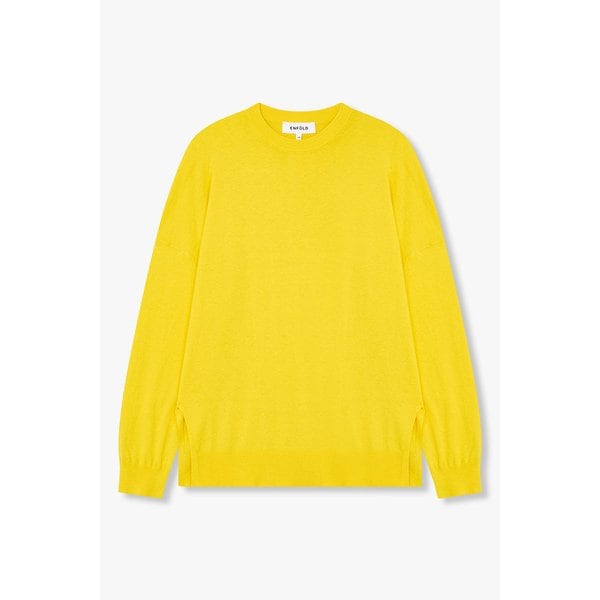 드롭 숄더 크루넥 니트 풀오버 EN15110015000