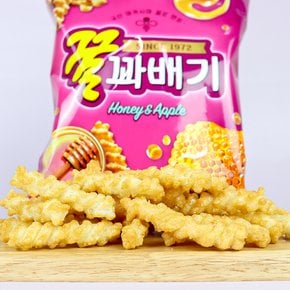 농심 꿀꽈배기 300g / 대용량 스낵 지퍼팩보관