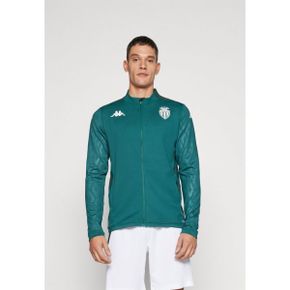 5136082 Kappa Gara AS MONACO AWAY JACKET WARM UP - Club wear green dark rain