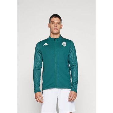 이스퀘어 5136082 Kappa Gara AS MONACO AWAY JACKET WARM UP - Club wear green dark rain