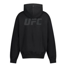 UFC 리플렉티브 로고 오버핏 후드티 블랙 U2HDV1308BK