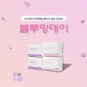 New 디어문 블루밍데이 Fresh 중형 생리대 1팩(10개입)x3