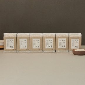 2인가구 선별조합미 옥로 3개월권 (450g x 6개) / 6회 배송