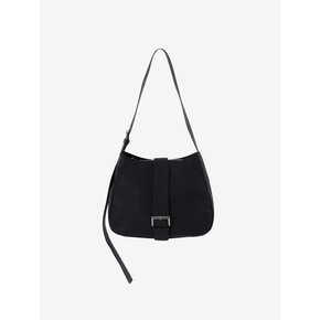 BUCKLE HOBO-BLACK