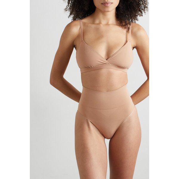 스킴스 Fits Everybody Wrap-effect Triangle Bralette Sienna 뉴트럴 1647597296203941