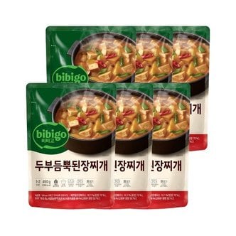 CJ제일제당 비비고 두부듬뿍 된장찌개 460g x6개