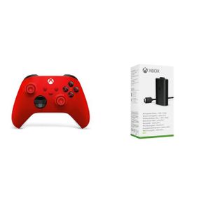 독일 마이크로소프트 엑스박스 컨트롤러 무선 Xbox Wireless Controller Shock Red Play Charge