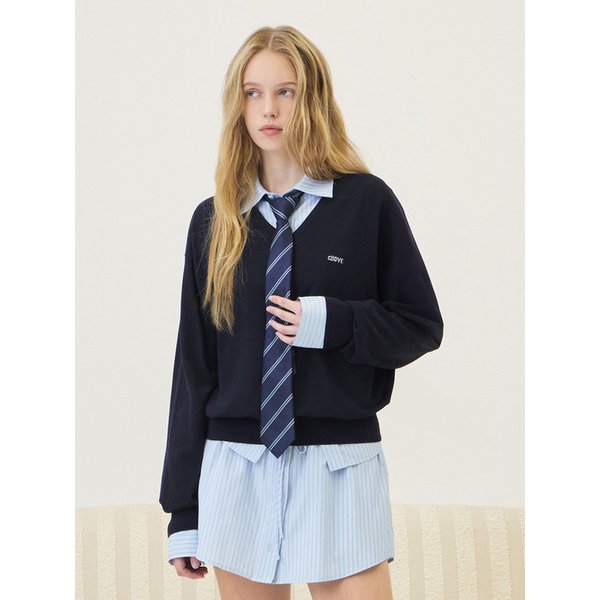 26PS LAVEN TIE (NAVY)