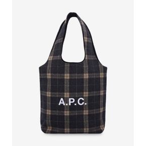 APC 아페쎄 스몰 니논 토트백 - 체크 WOARSM61861PLC