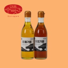 명품수랏간 침전물 없는 당일착유 저온압착 통참깨 100% 참기름 180ml