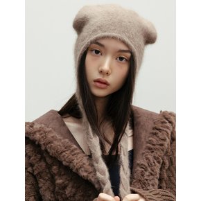 TWIST ANGORA KNIT BEANIE_TT4W302BE