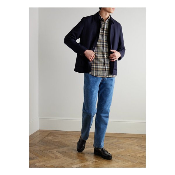 포르투기스 플란넬 만타 체크 코튼 셔츠 46376663162911724