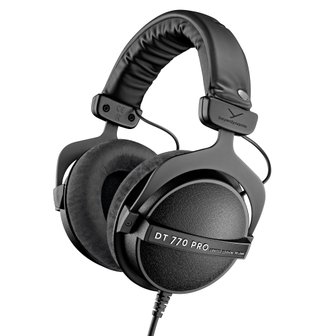  베이어 다이나믹 beyerdynamic DT 770 Pro 80 옴 한정판 프로페셔널 스튜디오 헤드폰 블랙