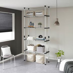 왕자 더블기둥4단조절선반_조임식_385-1_행거[35809780]