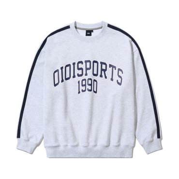 5252 BY O!Oi 1990 TRACK SWEATSHIRT 1990_LIGHT GREY