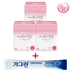 에센셜 대형 14Px3팩 + 동아제약 가그린 10ml 3포 증정 [공식총판]