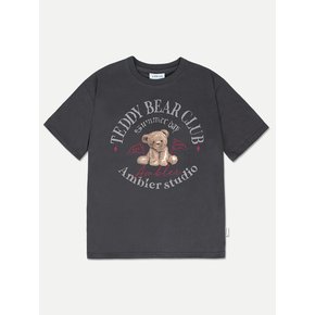 TEDDY BEAR CLUB Over fit T-Shirts AS1028 (Dark Gray)