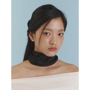 Love Sheer Long Scarf_BK