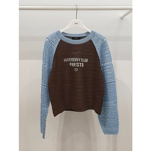 [파주점] 쥬크 주크 슬리브 펀칭 니트 풀오버 V262KSK945