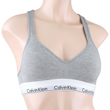 Calvin Klein [캘빈클라인 언더웨어] 여성 브라렛 CK 코튼 스포츠브라 QF1654 헤더그레이