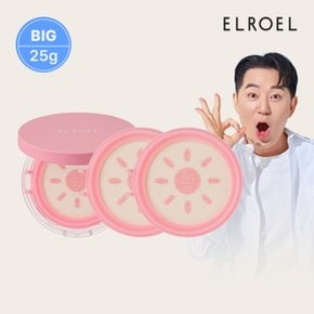 핑크 톤업 빅 선쿠션 본품 25g x 1개 + 리필2개_ELROEL