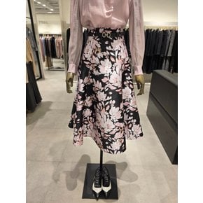 [파주점] 벨티드 플로럴 플레어 스커트 JS2B0SK321