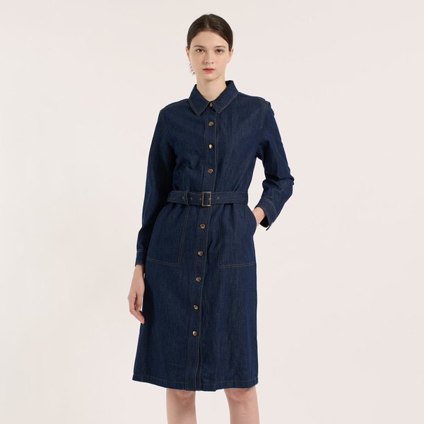[여주점] 데님셔츠원피스 B5A2O611