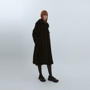 Fur Belted Coat_BLACK