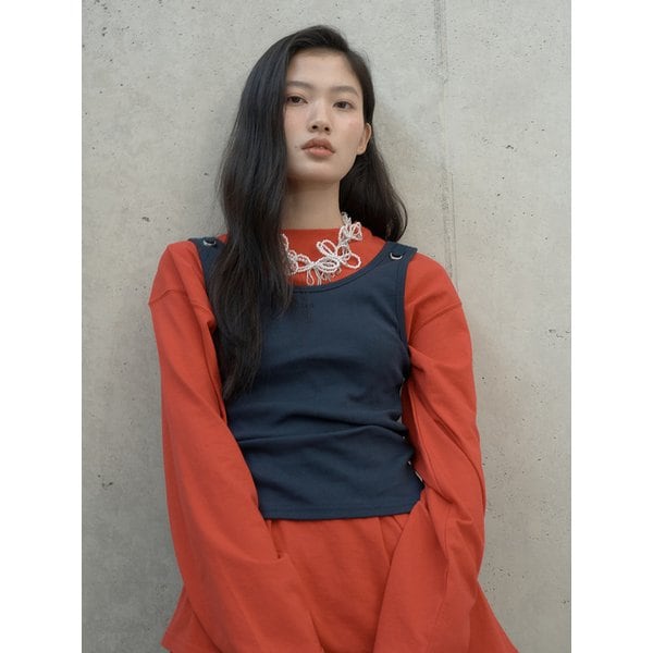 TNL D-ring sleeveless - [Navy]