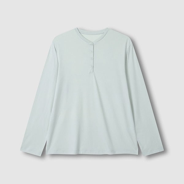 여 피치스킨 긴팔 파자마 티셔츠 J2069010270BA