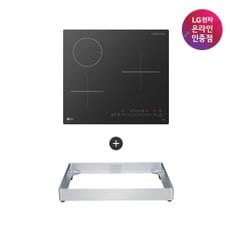 {공식인증점} LG 디오스 하이브리드 전기레인지 BEY3SRBLC (프리스탠딩8.5cm포함, 3버너)