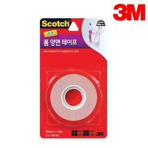 아이정 3M 강력 투명폼 양면테이프 3215C (24mmx1.5m)